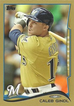 2014 Topps - Gold #472 Caleb Gindl Front