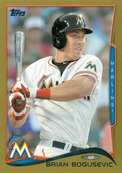 2014 Topps - Gold #524 Brian Bogusevic Front
