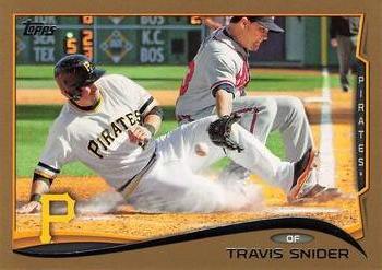 2014 Topps - Gold #527 Travis Snider Front