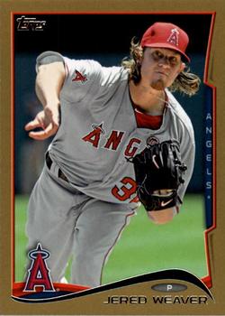 2014 Topps - Gold #548 Jered Weaver Front