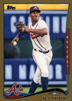 2014 Topps - Gold #621 B.J. Upton Front