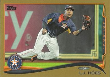 2014 Topps - Gold #647 L.J. Hoes Front