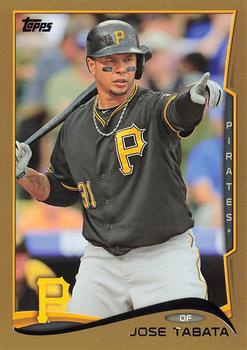 2014 Topps - Gold #654 Jose Tabata Front
