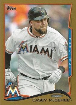 2014 Topps - Gold #340 Casey McGehee Front