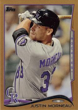 2014 Topps - Gold #465 Justin Morneau Front
