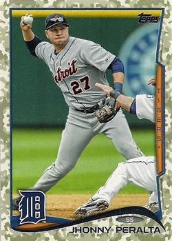 2014 Topps - Camo #2 Jhonny Peralta Front