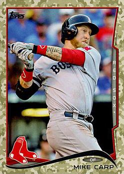 2014 Topps - Camo #11 Mike Carp Front