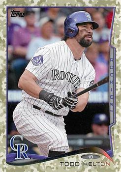 2014 Topps - Camo #17 Todd Helton Front
