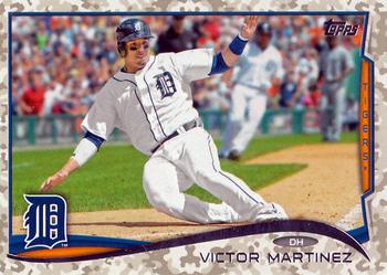 2014 Topps - Camo #31 Victor Martinez Front