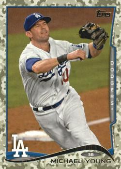 2014 Topps - Camo #72 Michael Young Front