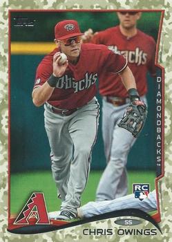 2014 Topps - Camo #232 Chris Owings Front
