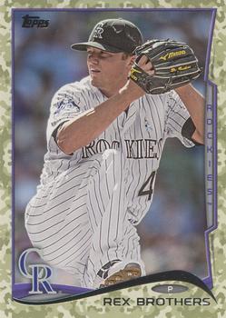 2014 Topps - Camo #282 Rex Brothers Front