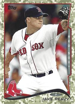 2014 Topps - Camo #307 Jake Peavy Front