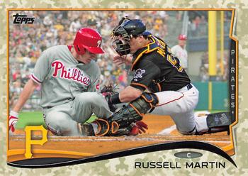 2014 Topps - Camo #360 Russell Martin Front