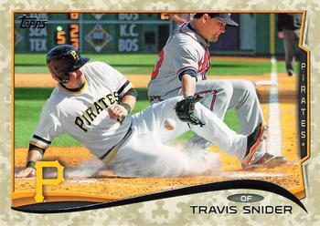 2014 Topps - Camo #527 Travis Snider Front