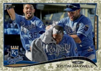 2014 Topps - Camo #594 Justin Maxwell Front