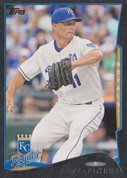 2014 Topps - Black #167 Jeremy Guthrie Front