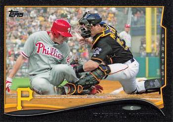 2014 Topps - Black #360 Russell Martin Front