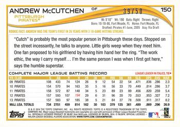 2014 Topps - Pink #150 Andrew McCutchen Back