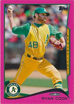 2014 Topps - Pink #243 Ryan Cook Front