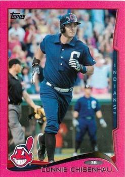 2014 Topps - Pink #317 Lonnie Chisenhall Front