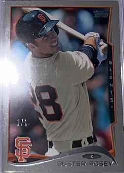 2014 Topps - Platinum #50 Buster Posey Front
