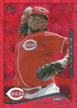 2014 Topps - Red Foil #16 Johnny Cueto Front