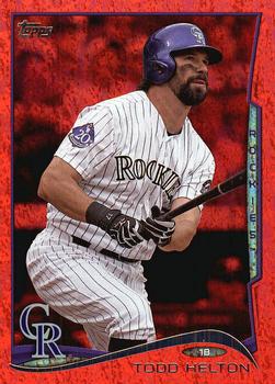 2014 Topps - Red Foil #17 Todd Helton Front