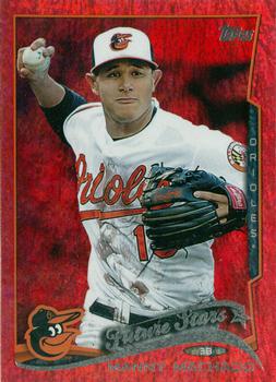 2014 Topps - Red Foil #24 Manny Machado Front