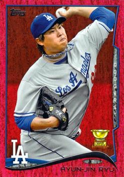 2014 Topps - Red Foil #40 Hyun-Jin Ryu Front
