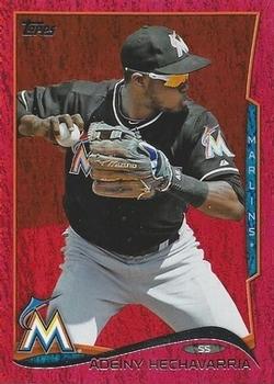 2014 Topps - Red Foil #41 Adeiny Hechavarria Front