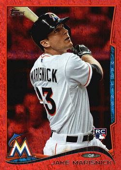2014 Topps - Red Foil #45 Jake Marisnick Front