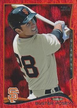 2014 Topps - Red Foil #50 Buster Posey Front