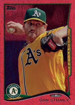 2014 Topps - Red Foil #58 Dan Straily Front
