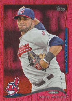 2014 Topps - Red Foil #76 Mike Aviles Front