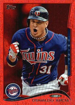 2014 Topps - Red Foil #88 Oswaldo Arcia Front