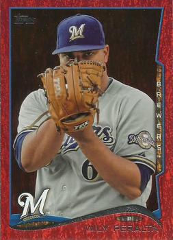 2014 Topps - Red Foil #96 Wily Peralta Front