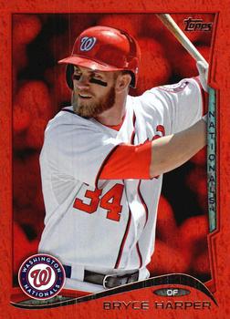2014 Topps - Red Foil #100 Bryce Harper Front