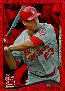 2014 Topps - Red Foil #109 David Freese Front