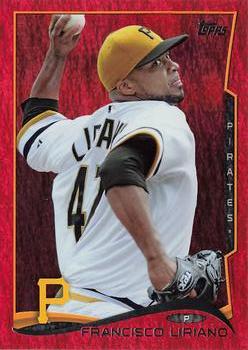 2014 Topps - Red Foil #114 Francisco Liriano Front