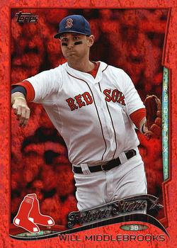 2014 Topps - Red Foil #136 Will Middlebrooks Front