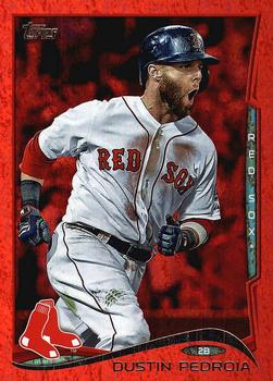 2014 Topps - Red Foil #166 Dustin Pedroia Front