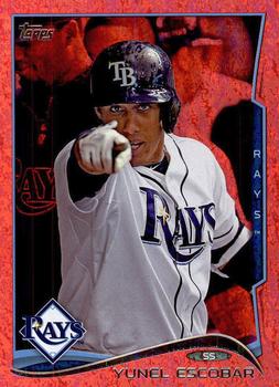 2014 Topps - Red Foil #184 Yunel Escobar Front