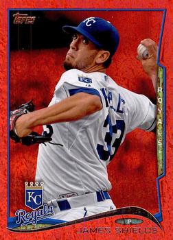 2014 Topps - Red Foil #214 James Shields Front