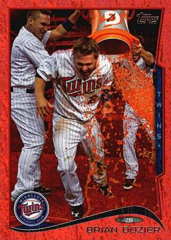 2014 Topps - Red Foil #221 Brian Dozier Front