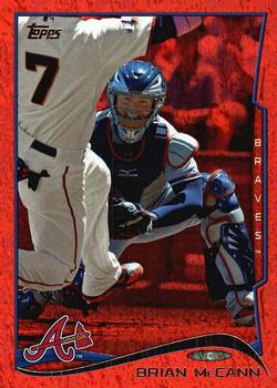 2014 Topps - Red Foil #225 Brian McCann Front