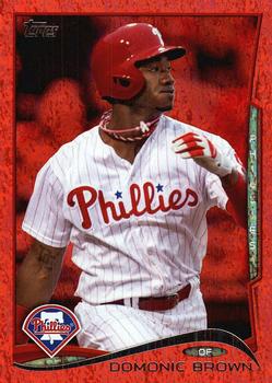 2014 Topps - Red Foil #296 Domonic Brown Front