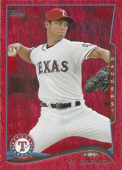 2014 Topps - Red Foil #300 Yu Darvish Front