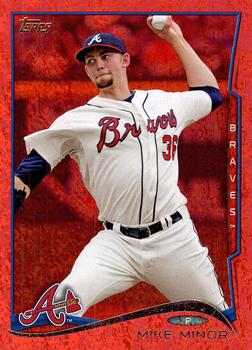 2014 Topps - Red Foil #316 Mike Minor Front