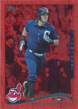 2014 Topps - Red Foil #317 Lonnie Chisenhall Front